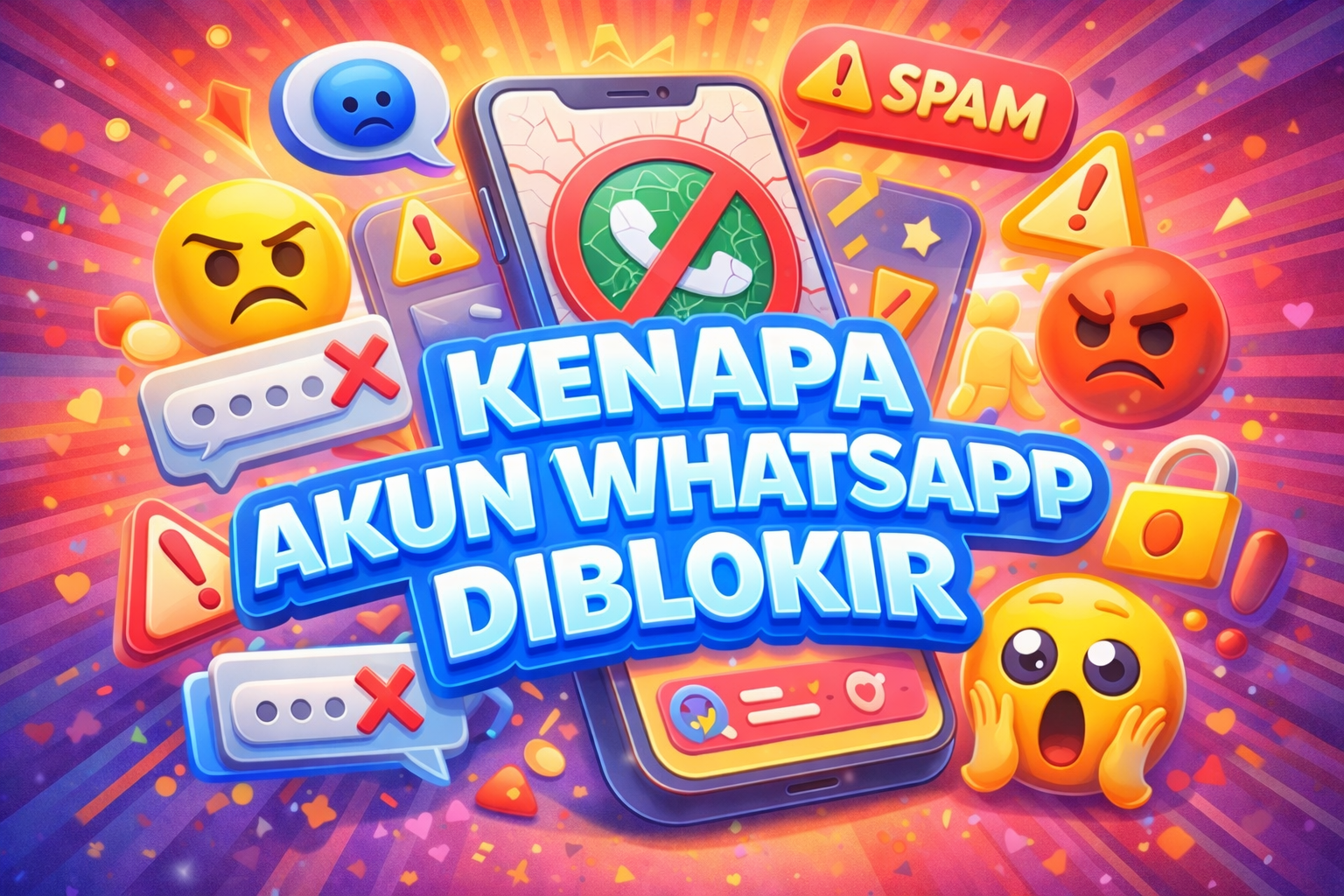 kenapa akun whatsapp diblokir