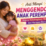 Arti Mimpi Menggendong Anak Perempuan, Makna Kebahagiaan, Rezeki, dan Harapan Baru